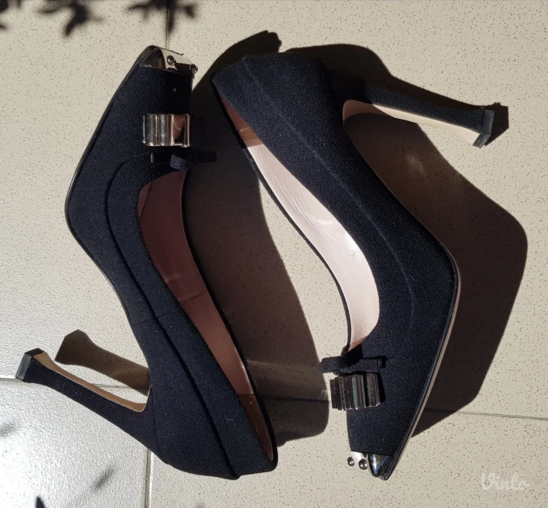 Miu Miu Crepe Natte Stilleto cipele, original