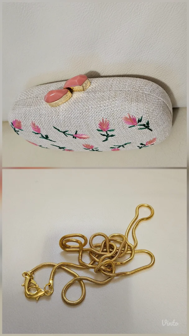 Miyako cvetna vezena klač torba, novo