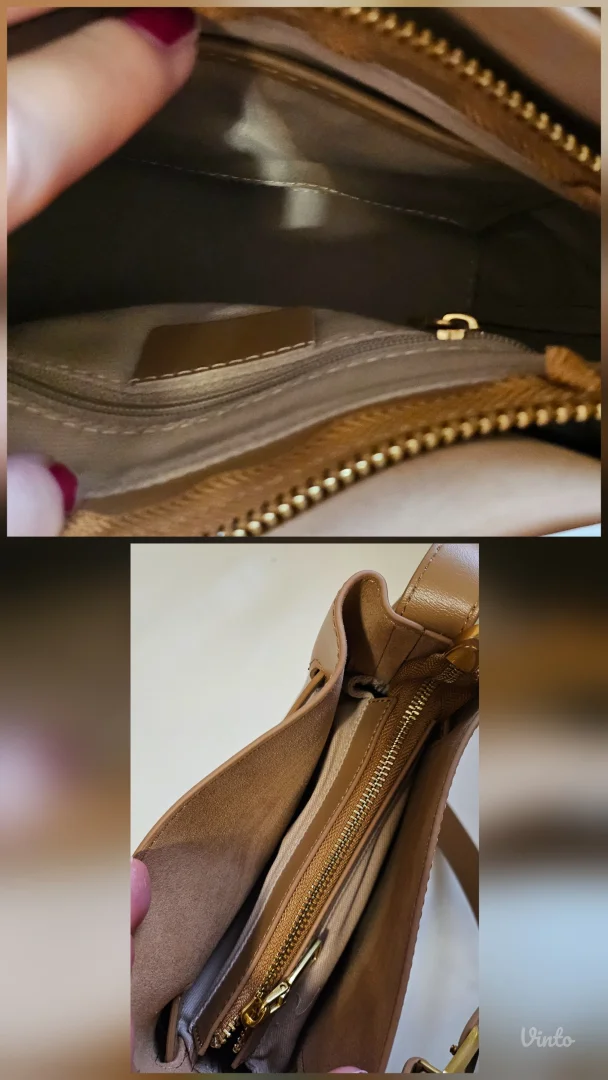 Bucket kožna kamel torba, savršena