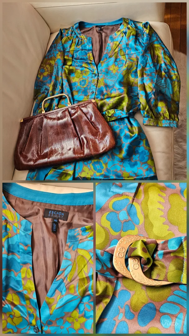 Escada svilena nova prelepa haljina, original