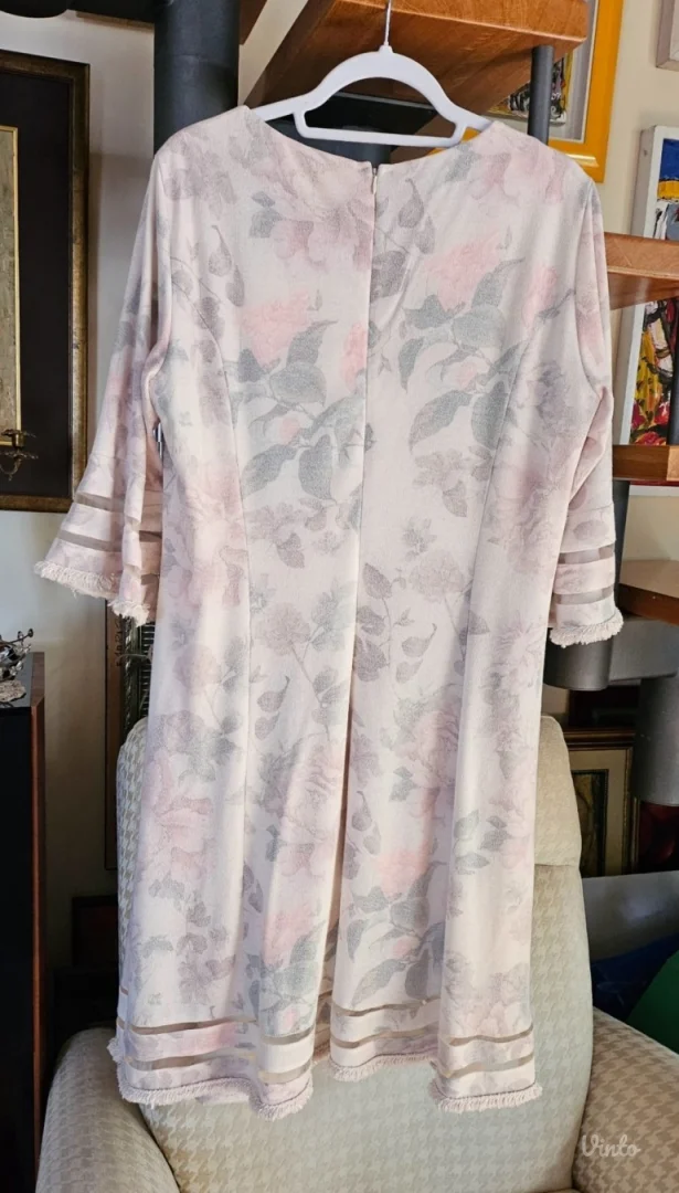 Luna trikotazna nova haljina, floral print