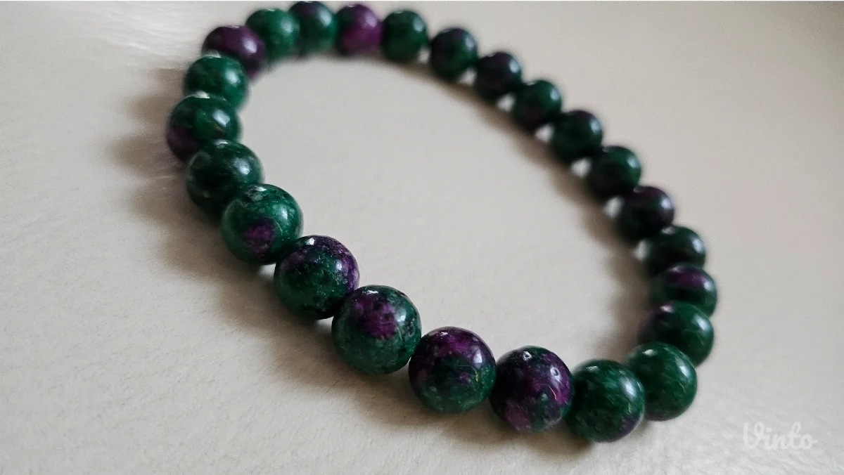 Ruby Zoisite narukvica, poludragi kamen