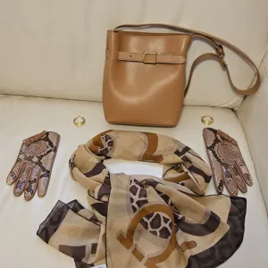 Bucket kožna kamel torba, savršena