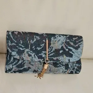 Goblen abstrakt geometrik clutch