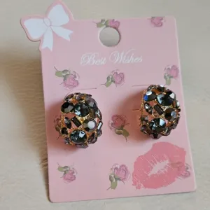 Atraktivne nove stud minđuše sa kristalčićima