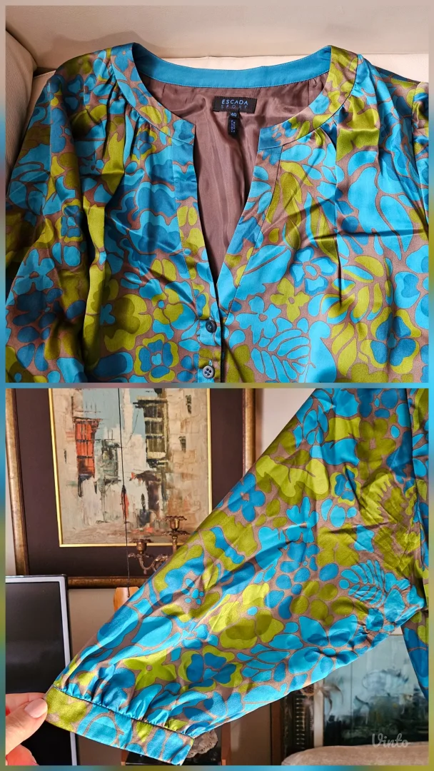 Escada svilena nova prelepa haljina, original