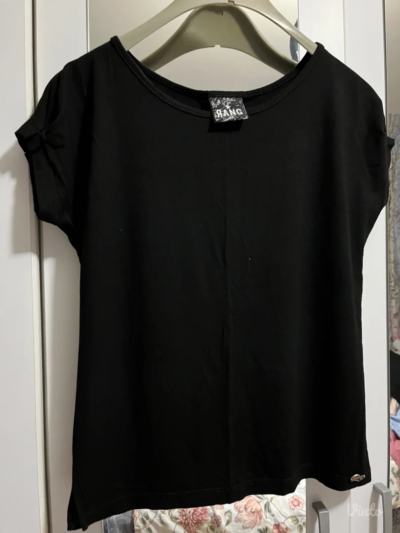 Rang crna ženska majica