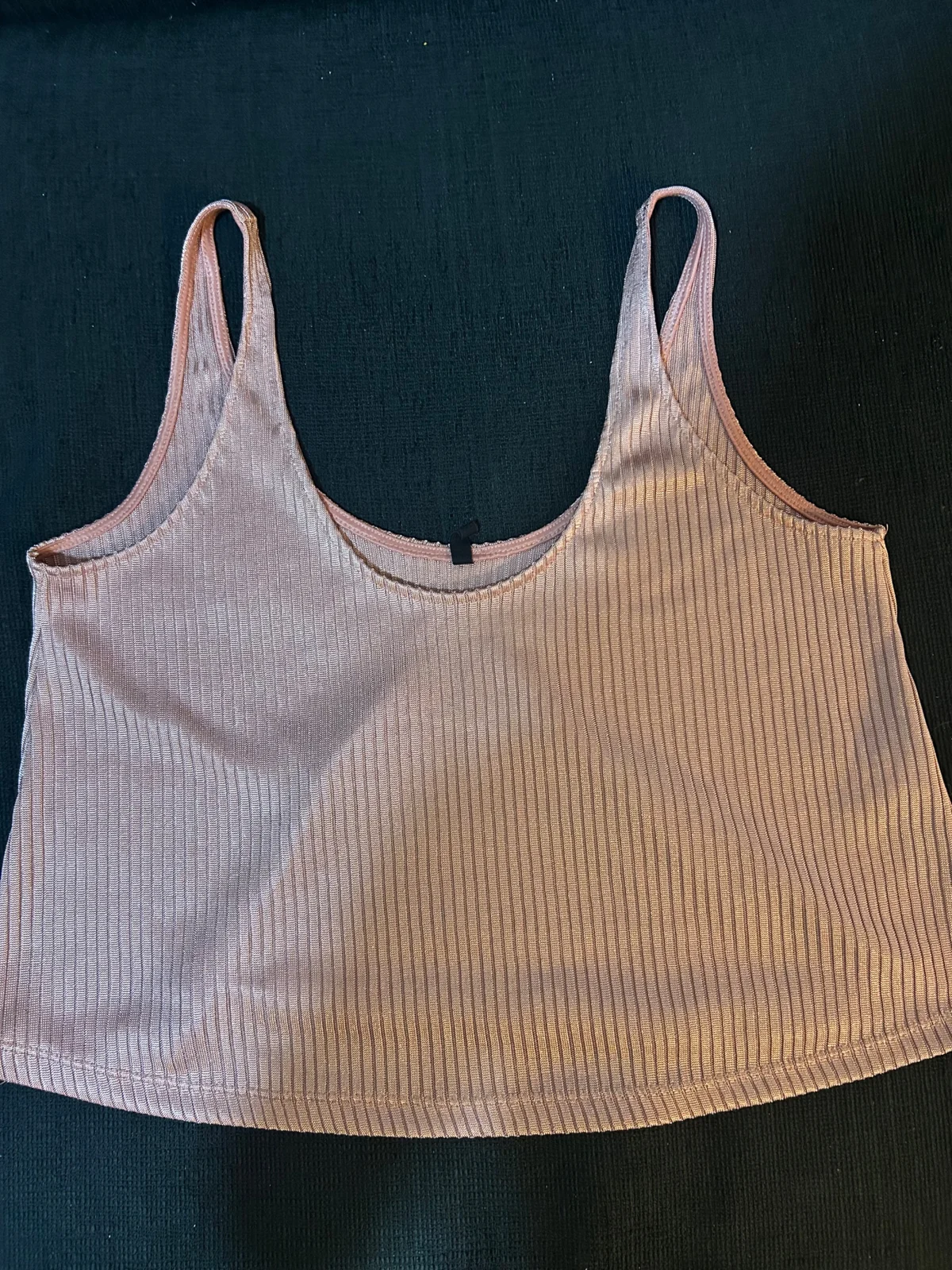 Roze crop top – S