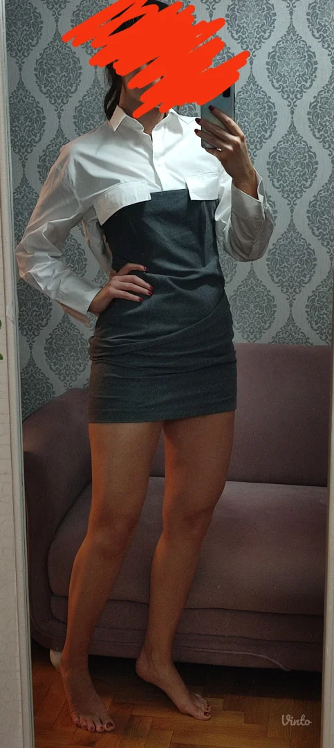 Zara set- haljina i košulja