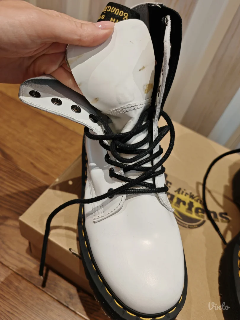 Dr. Martens Women's Jadon Platform White