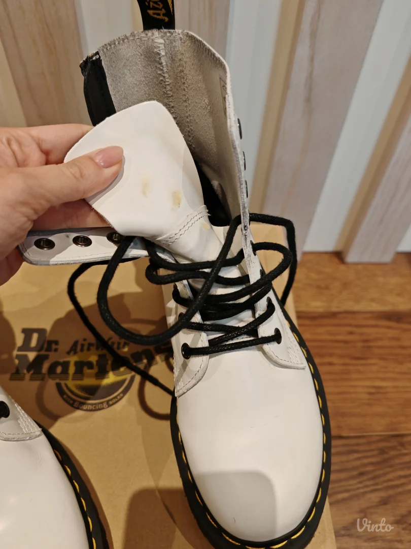 Dr. Martens Women's Jadon Platform White