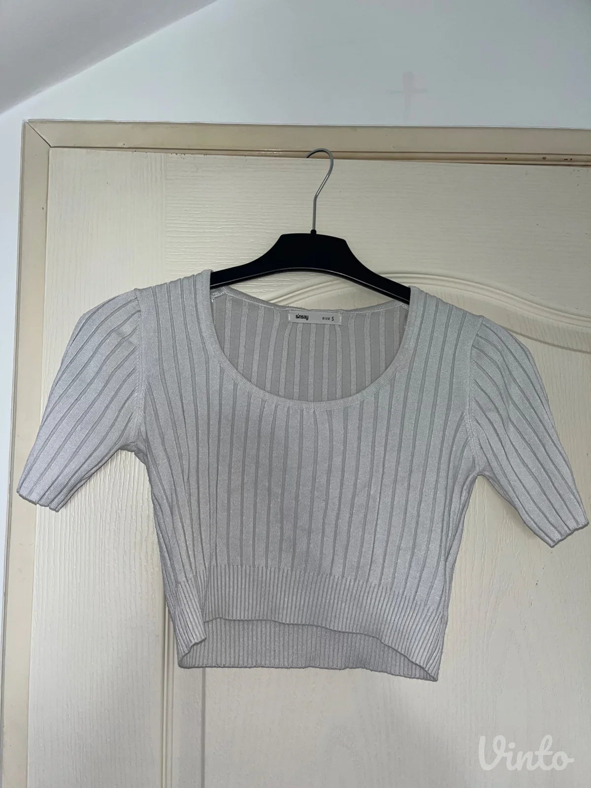 Sinsay rebrasti crop top, veličina S