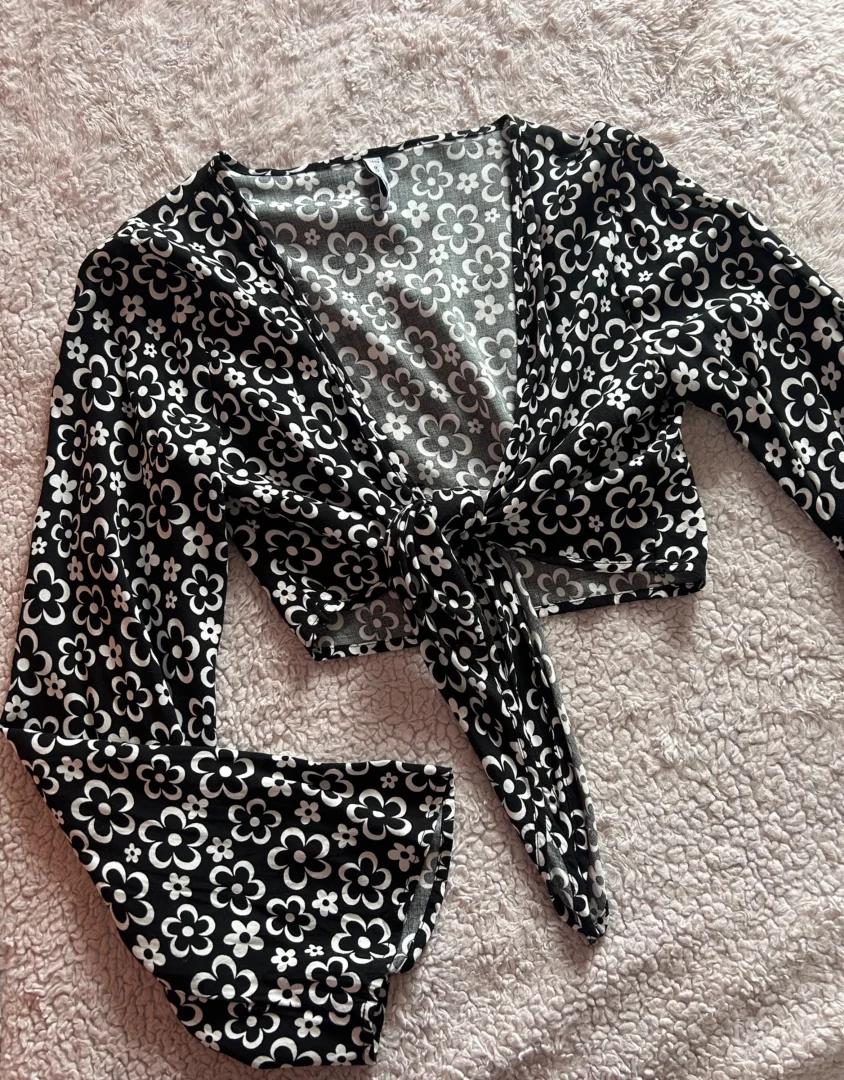 Crop kosulja na vezivanje