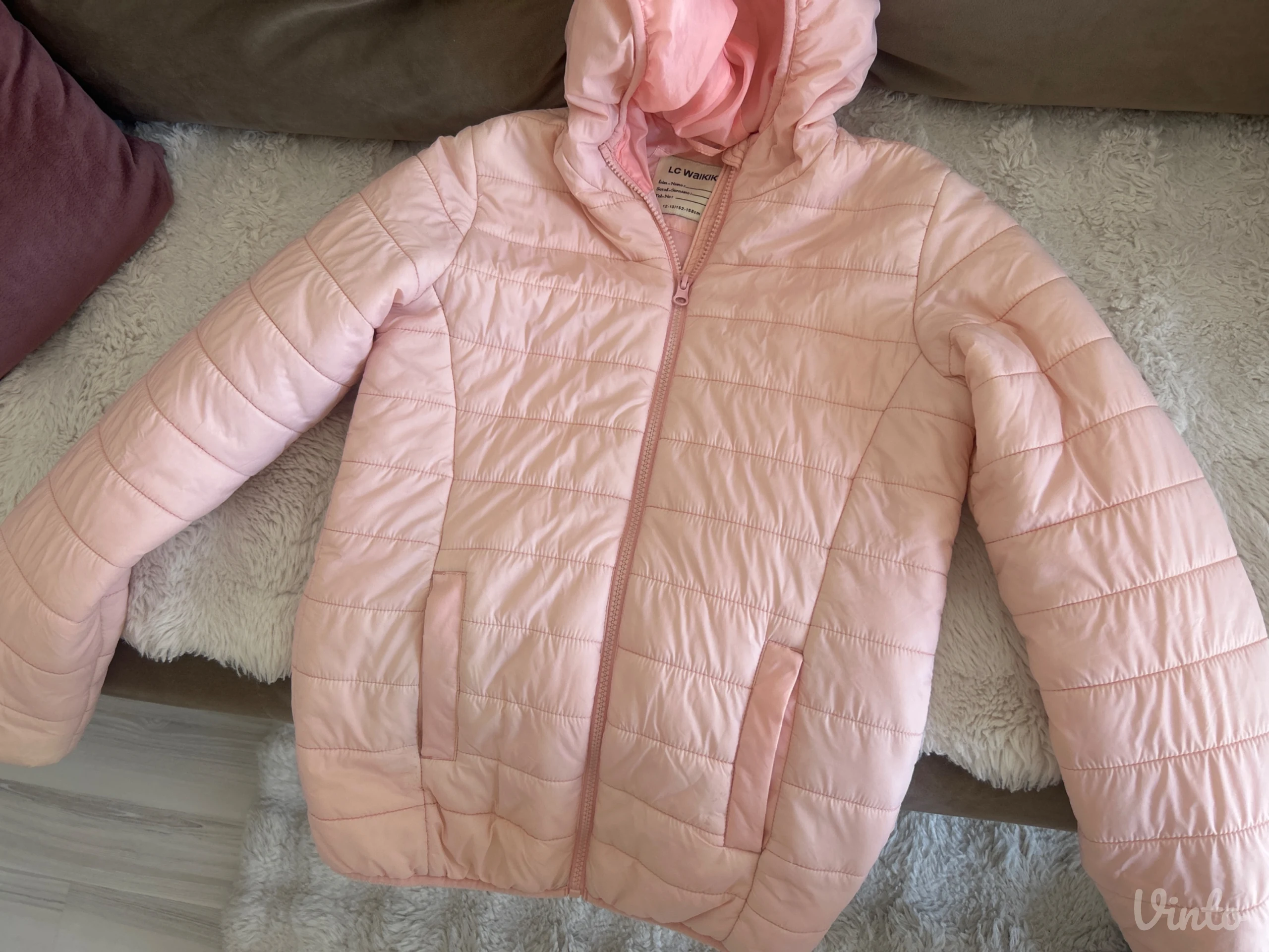 Roze decija jakna