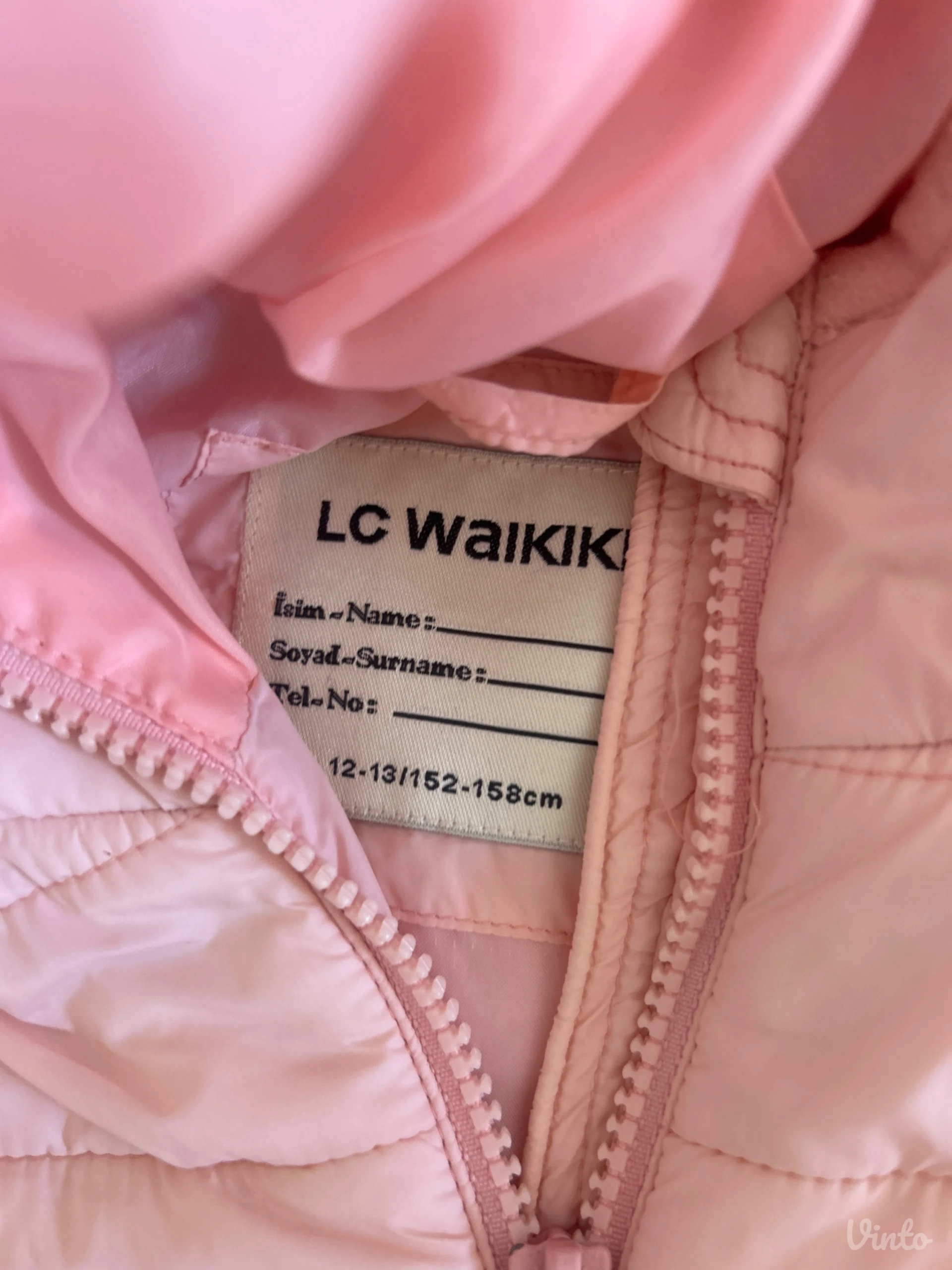 Roze decija jakna