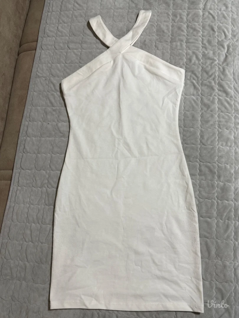 Haljina sa ukrstenim brtelama