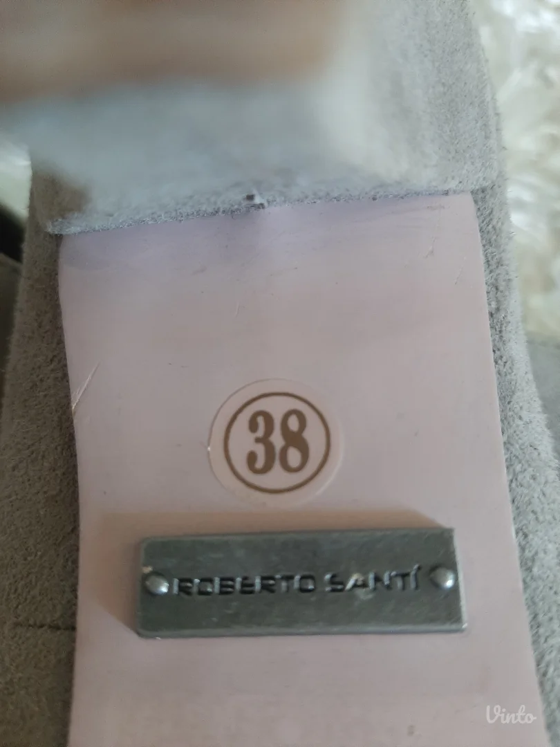 ROBERTO SANTI Kožne Salonke Br. 38 (24,5cm) – Kao Nove!