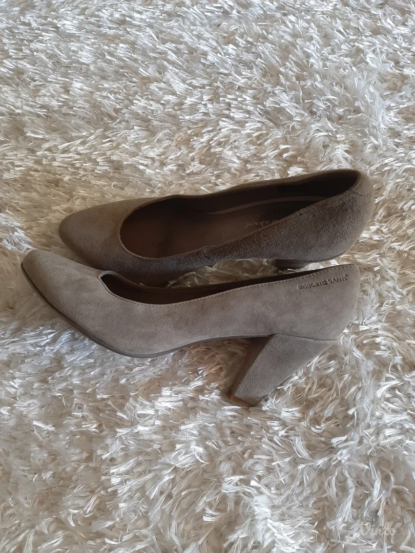 ROBERTO SANTI Kožne Salonke Br. 38 (24,5cm) – Kao Nove!