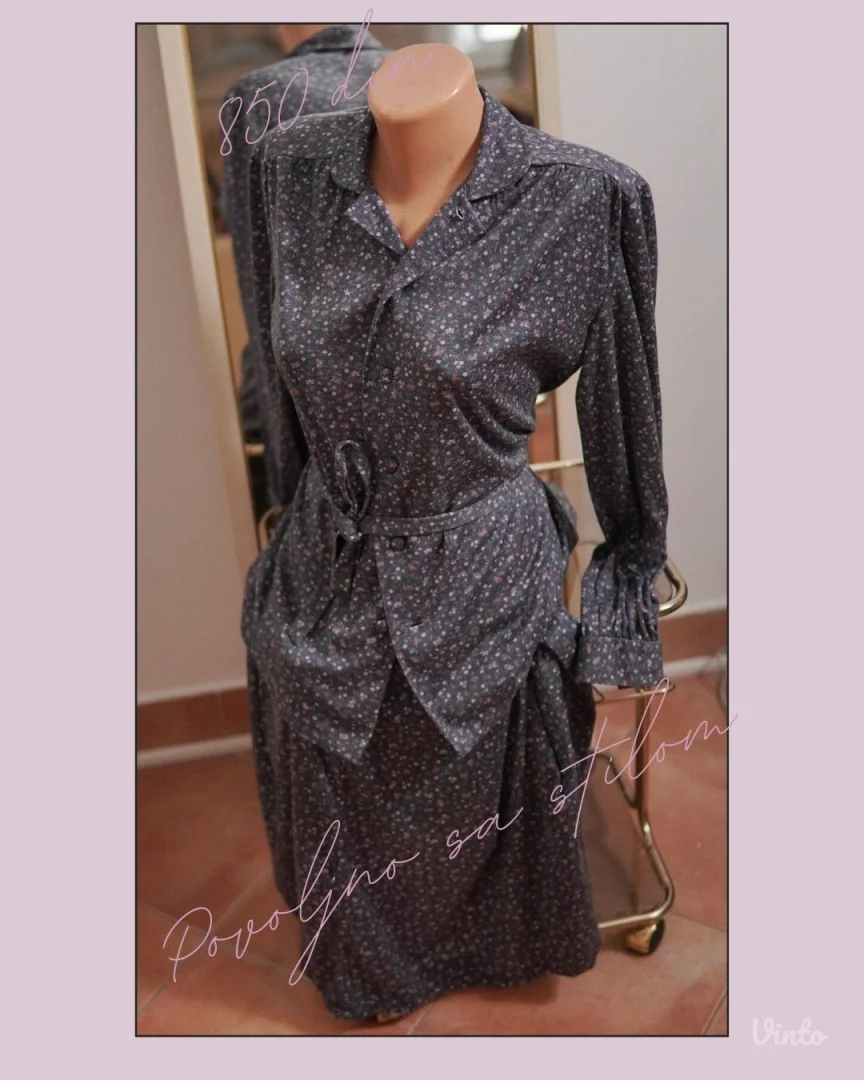 6.6.2. Komplet L cvetni bluza suknja