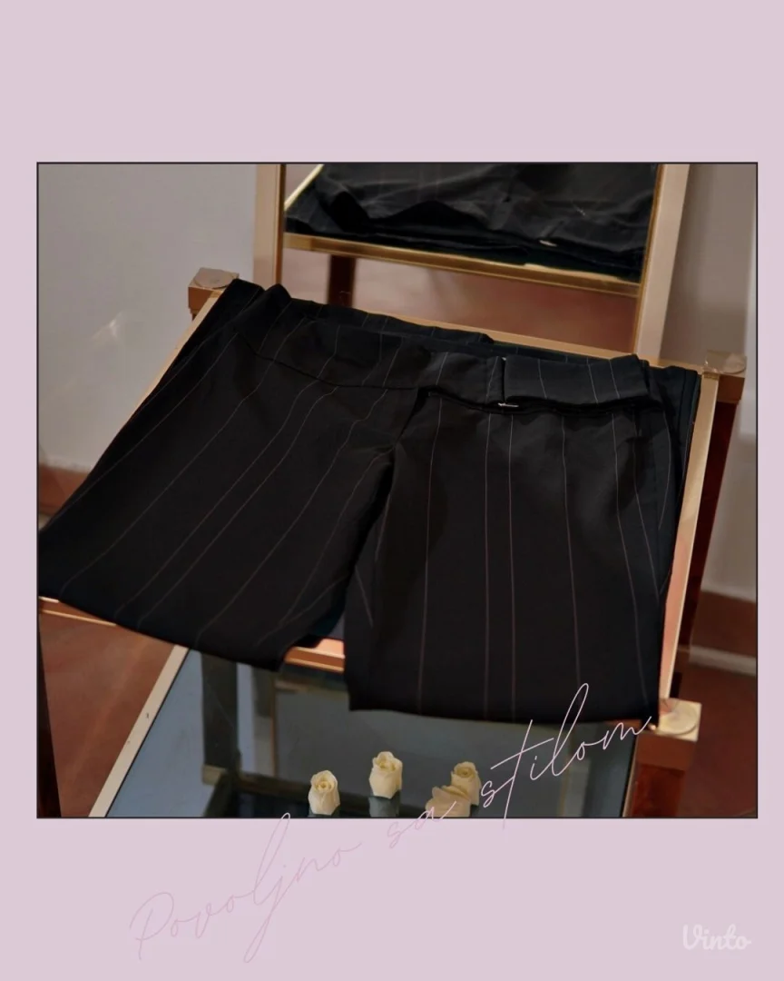 5.4.2. Identic L elegantne pantalone na pruge