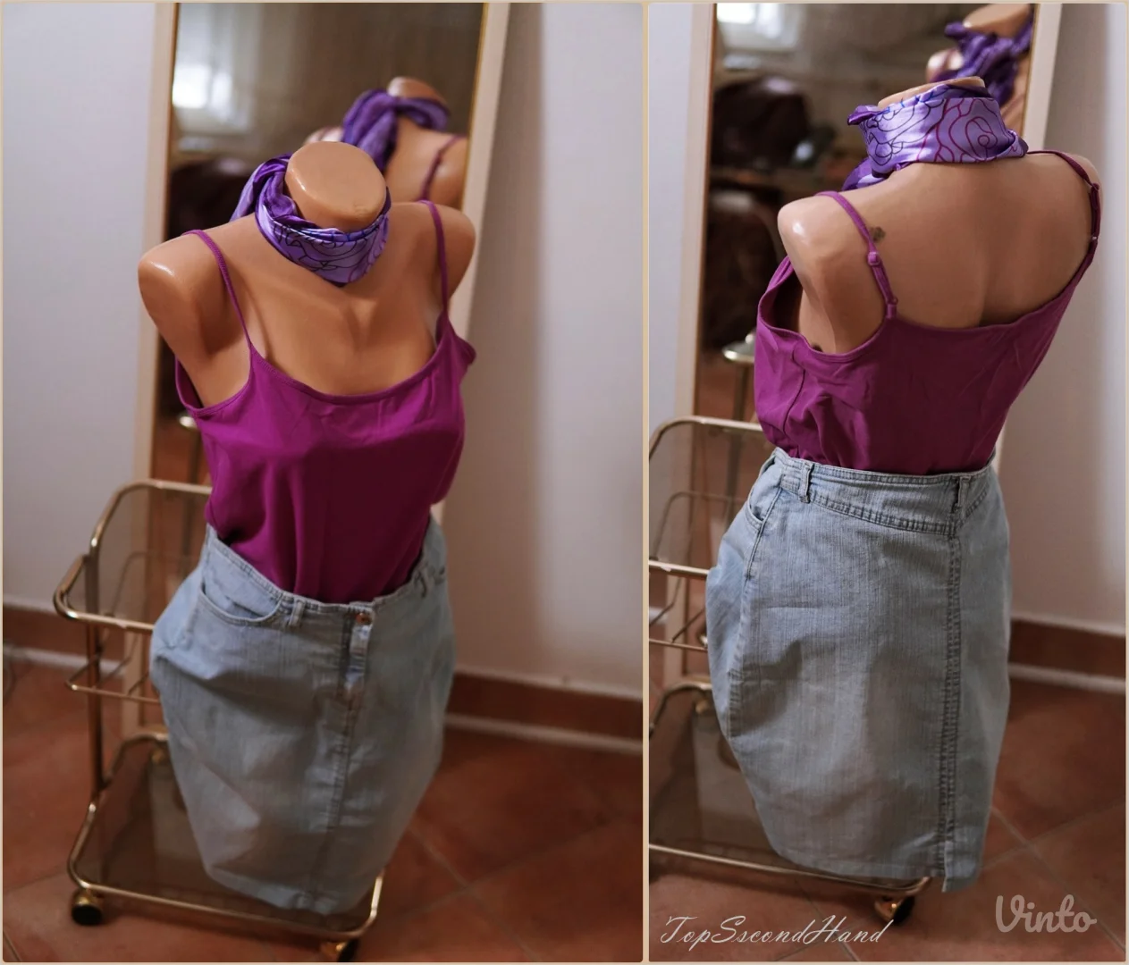 2.3.1. Azuro teksas suknja M