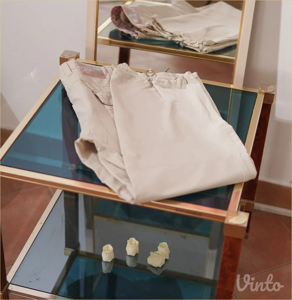 5.3. Bež 2u1 letnje pantalone bermude TCM L