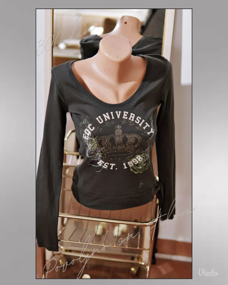 4.5. Esprit siva majica sa printom S