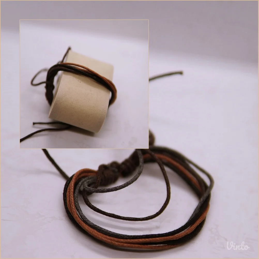 9.7. Muška narukvica u više braon nijansi