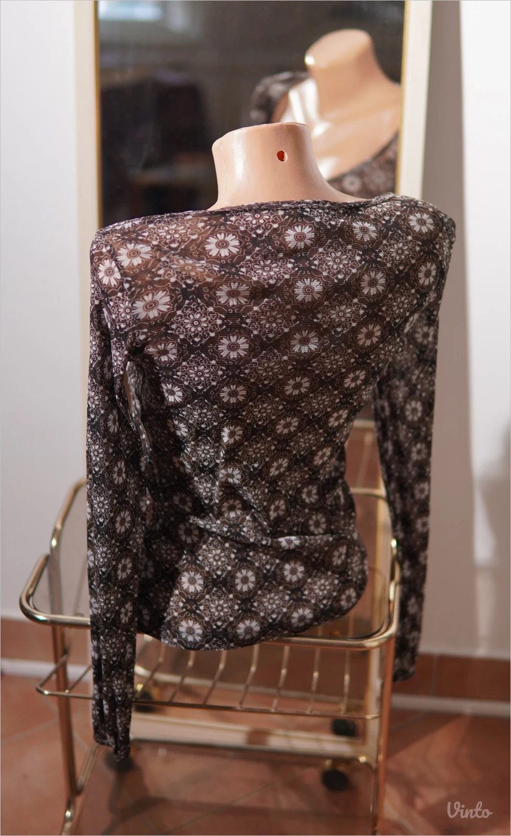 3.5. Braon cvetna bluza S Mexx