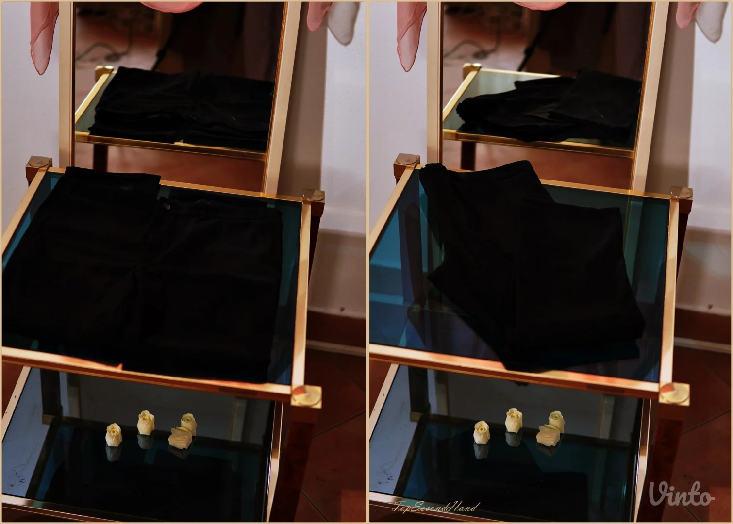 5.4.2. Crne ženske pantalone M