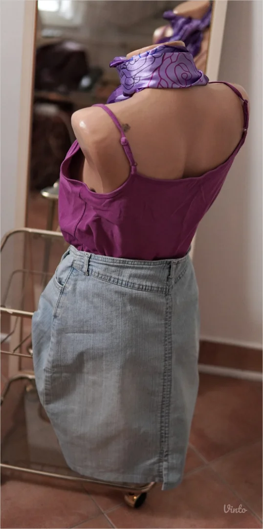 2.3.1. Azuro teksas suknja M