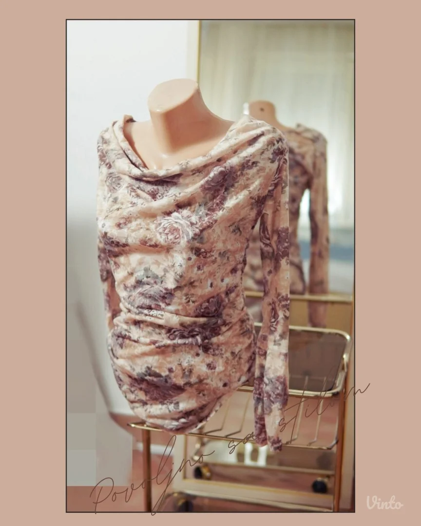 4.5. Ženska tunika cvetni print S