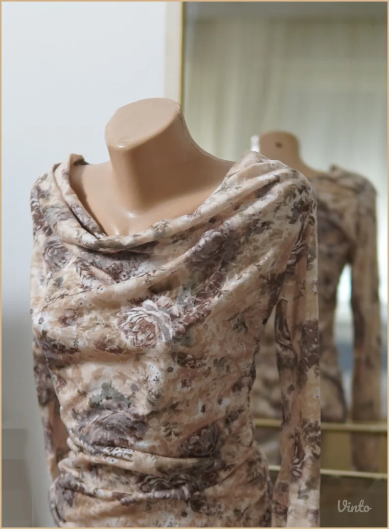 4.5. Ženska tunika cvetni print S