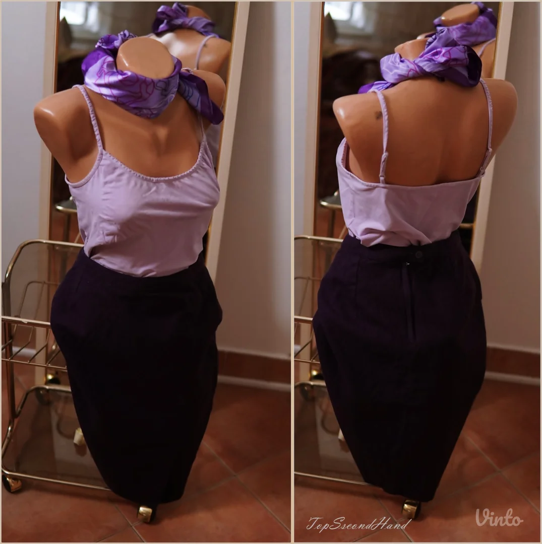 2.4.2. Ljubičasta štofana suknja L