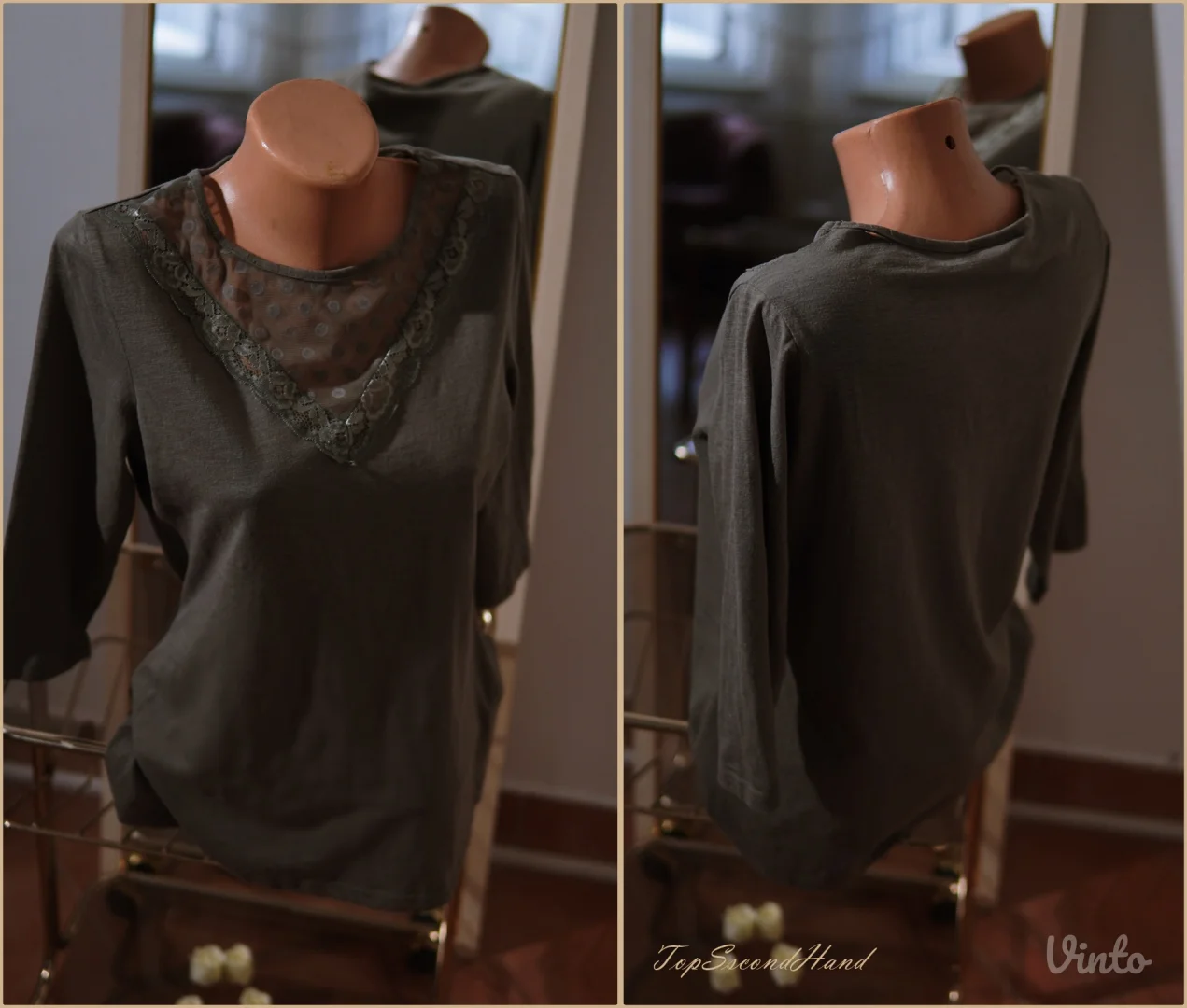 4.4. Majica M sa čipkanim izrezom Janina