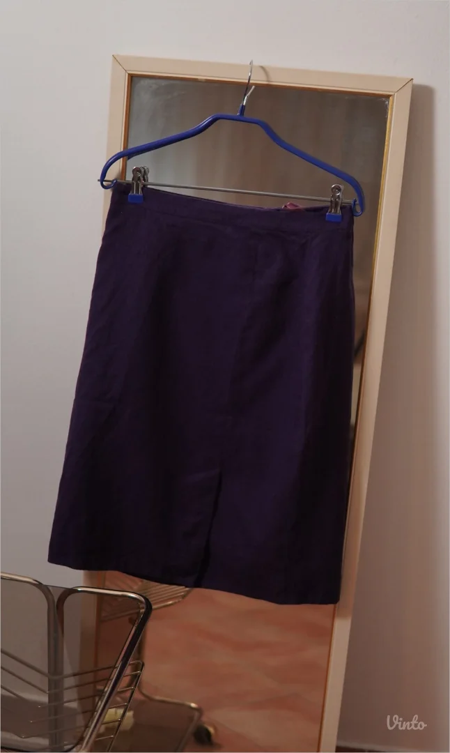 2.4.2. Ljubičasta štofana suknja L