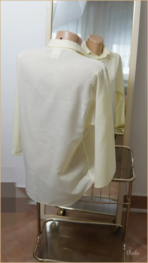 3.4. Lagana elegantna krem L košulja