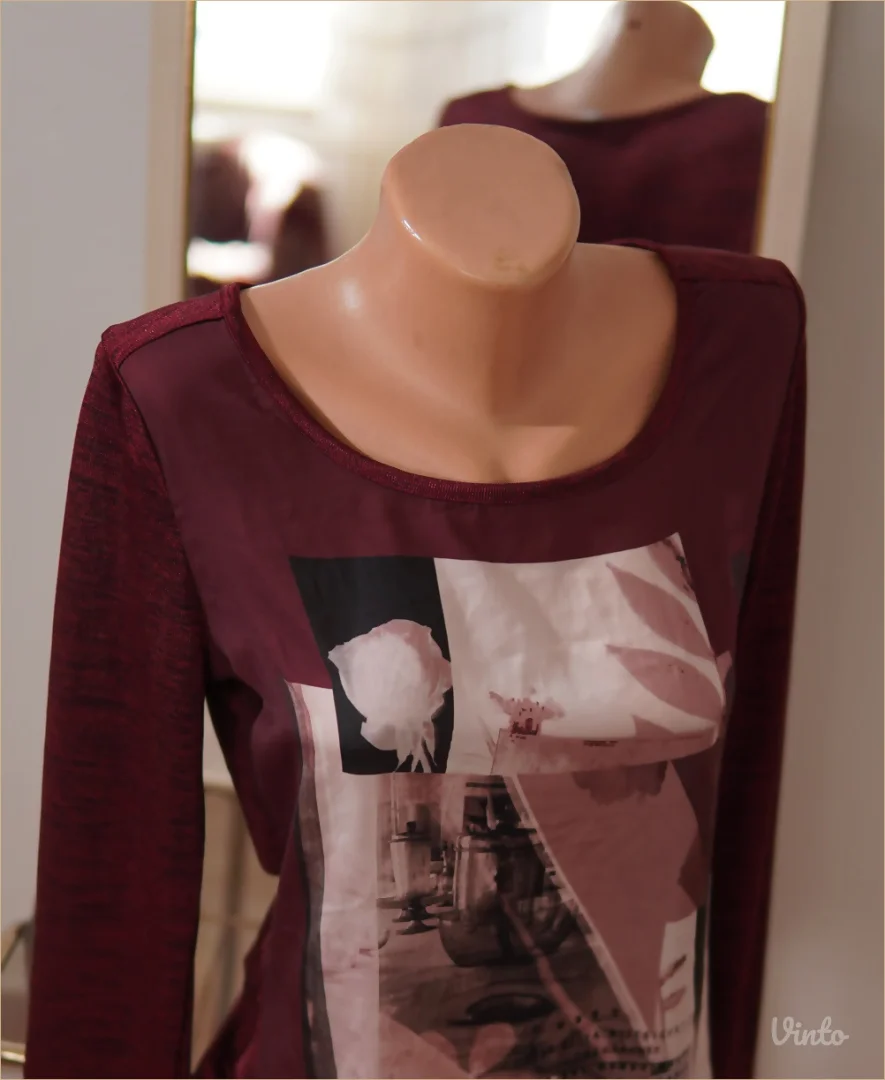 4.5. Bordo majica s printom M