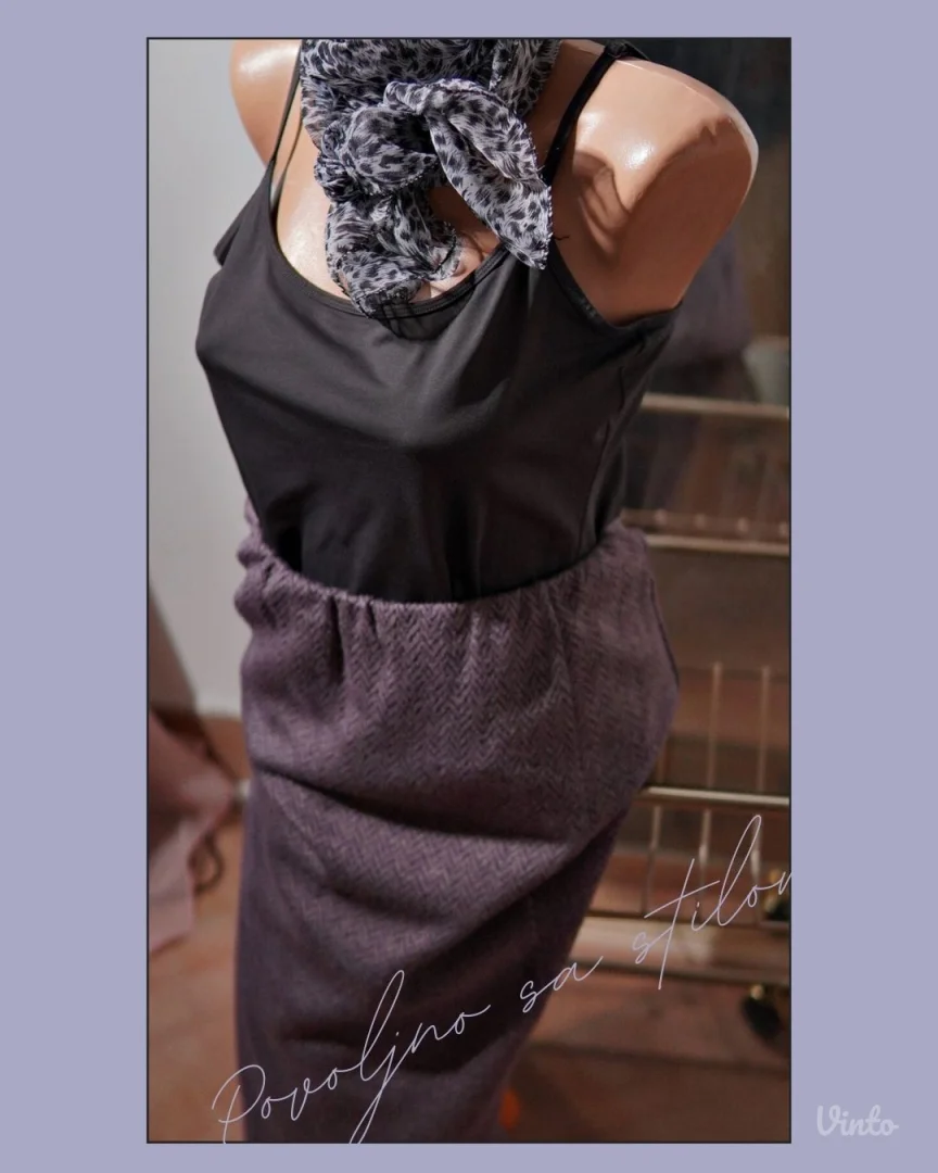 2.4.2. Kežual ljubičasta suknja XL