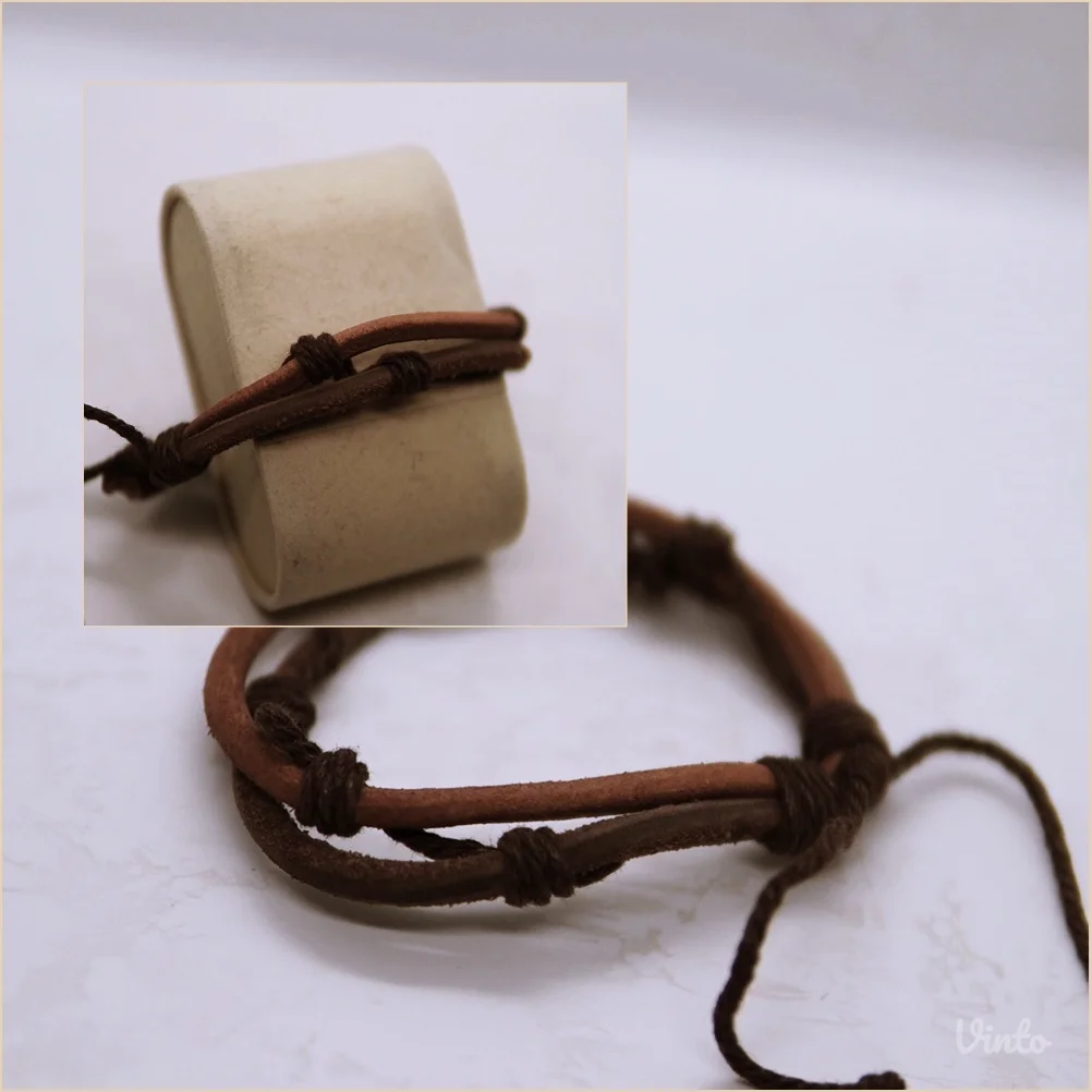 9.7. Muška narukvica od braon kože