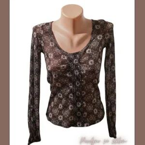 3.5. Braon cvetna bluza S Mexx