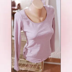 4.5. H&M roza majica sa dugim rukavima XS