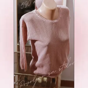 6.2. Puder roze C&A tanji džemper L