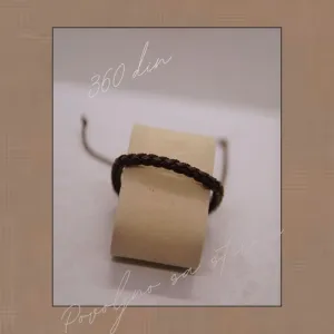 9.7. Muška narukvica upletena braon