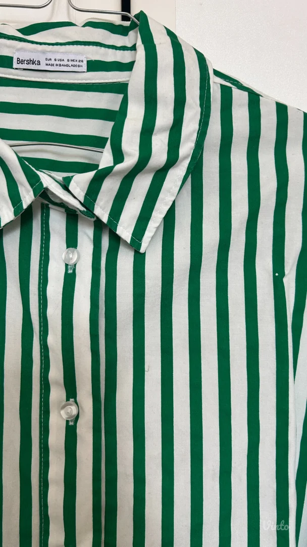 Oversize Bershka prugasta košulja