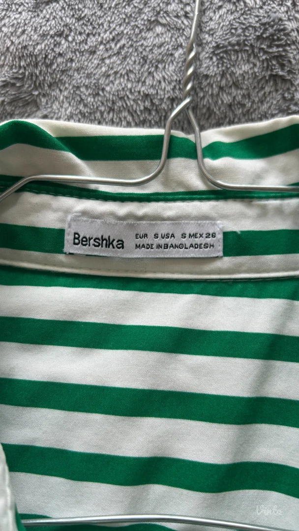 Oversize Bershka prugasta košulja