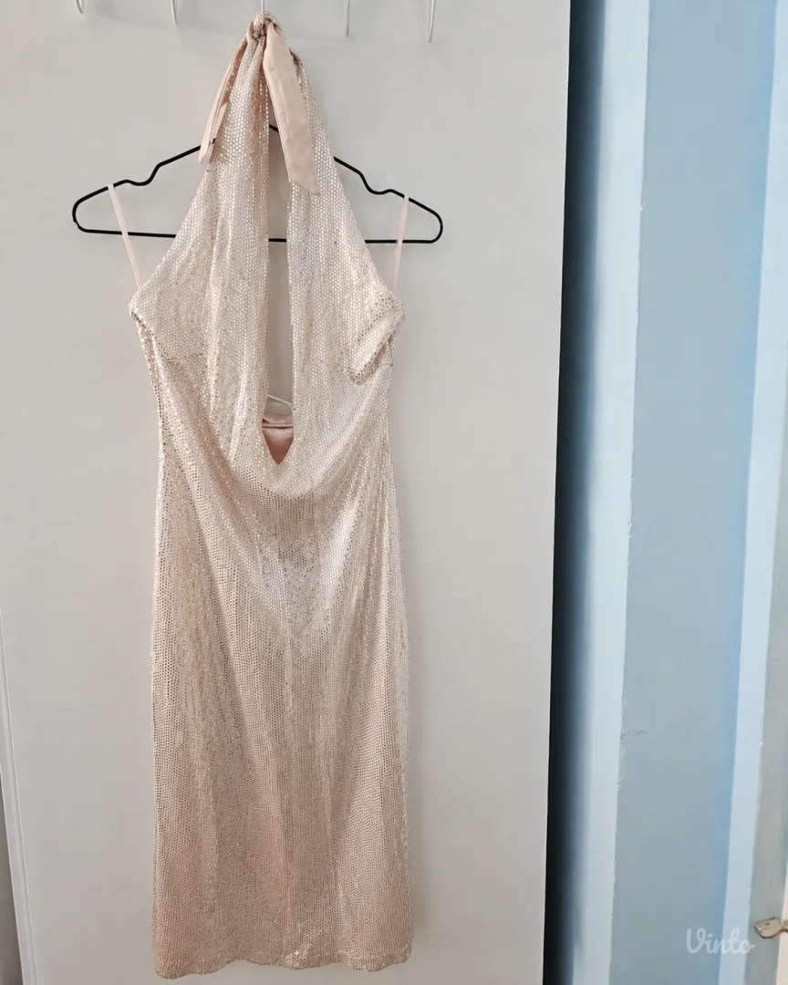 PS Fashion svetlucava midi haljina