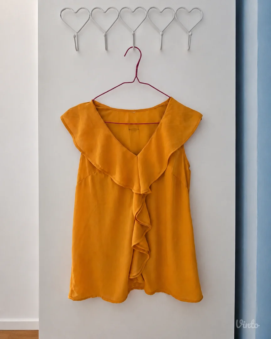 Tiffany žuta bluza sa karnerima