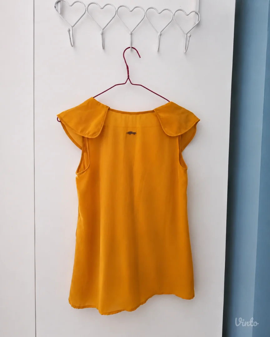 Tiffany žuta bluza sa karnerima