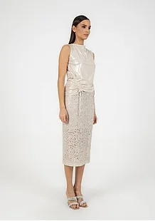 PS Fashion midi suknja od čipke